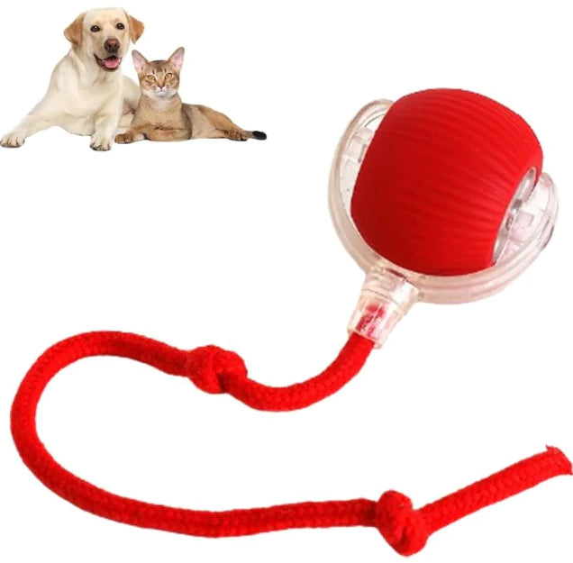 Balle roulante pour chiens Doggie Ball Interactive Dog Smart Ball Toy Interactive Cat Ball Toy 360 Smart Automatic Rolling Pet Ball