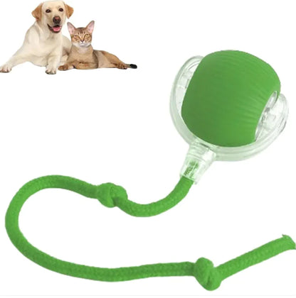 Balle roulante pour chiens Doggie Ball Interactive Dog Smart Ball Toy Interactive Cat Ball Toy 360 Smart Automatic Rolling Pet Ball